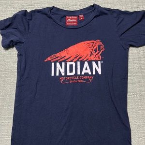 Kids Indian Motorcycle Tshirt size M